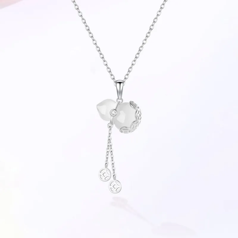 Love Jewelry Chalcedony Necklaces Unisex-4