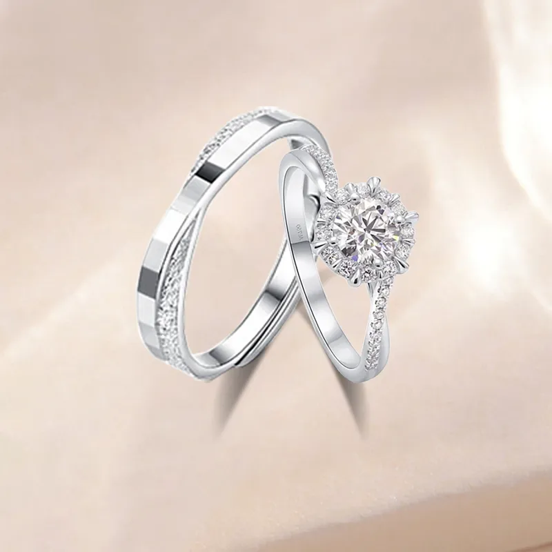 Love Jewelry 999 Fine Silver Rings Unisex-7