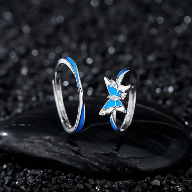 Love Jewelry 925 Sterling Silver Rings Unisex-3