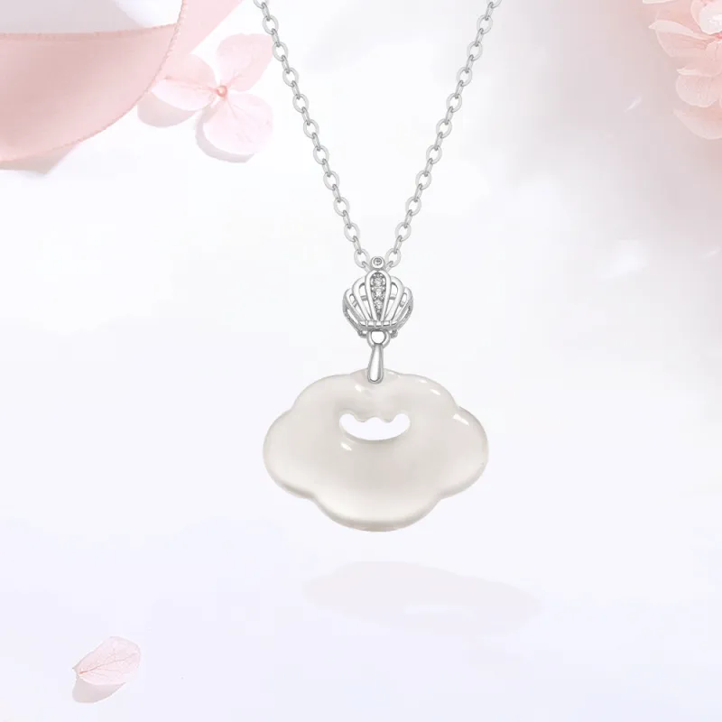 Love Jewelry Chalcedony Necklaces Unisex-3
