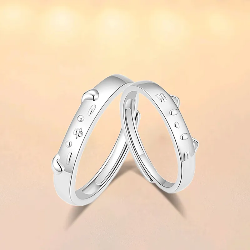 Love Jewelry 999 Fine Silver Rings Unisex-3