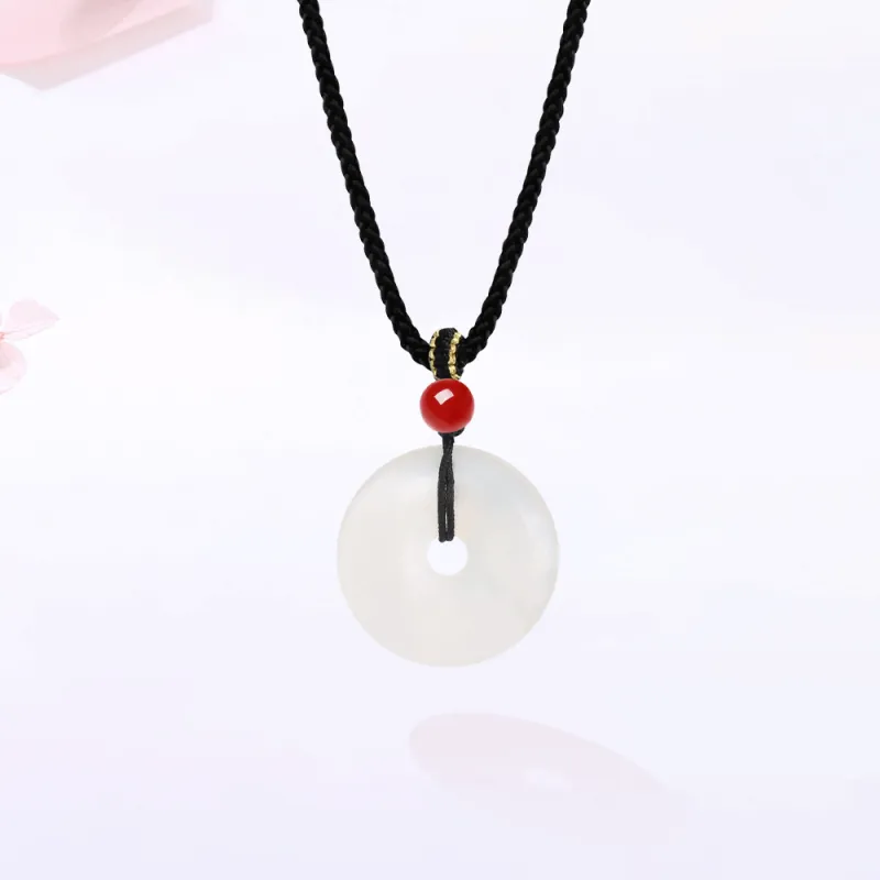 Love Jewelry Processing Chalcedony Necklaces Unisex-3