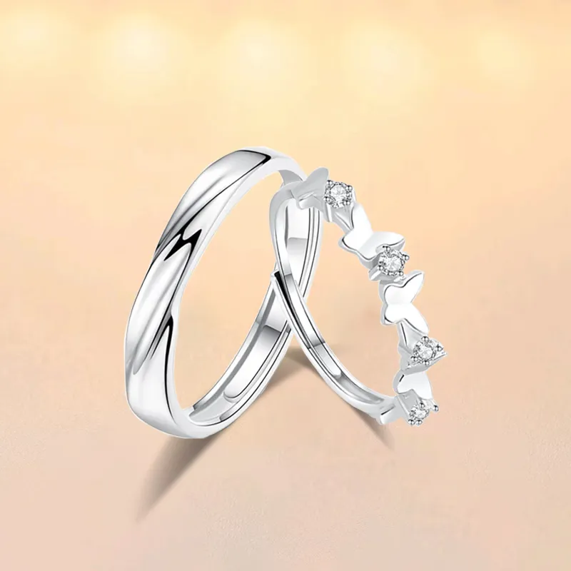 Love Jewelry 999 Fine Silver Rings Unisex-4