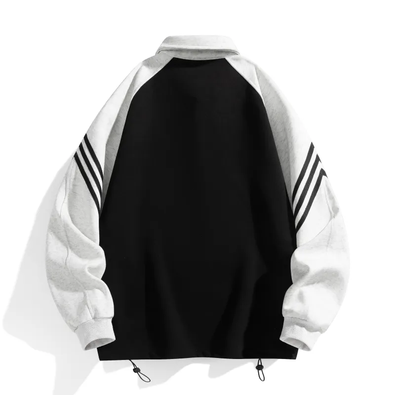 TALKING TOM Polo Collar Sweatshirt Unisex-4