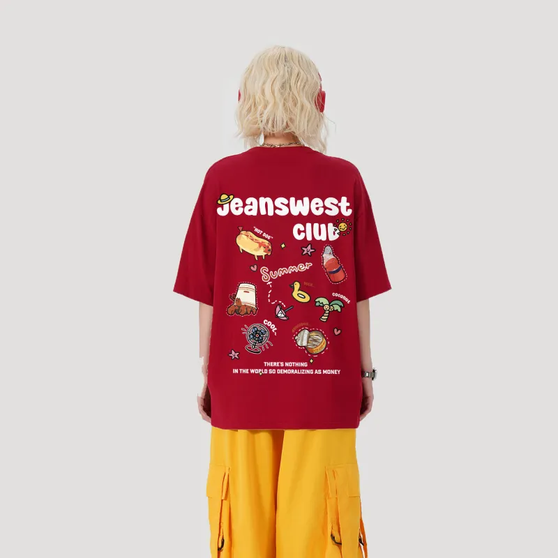 JEANSWEST CLUB T Shirts Unisex-18