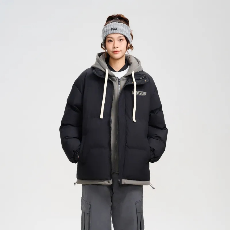 JEANSWEST CLUB Puffer Jacket Unisex Black-3