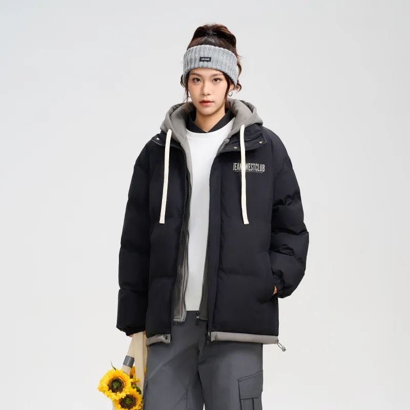 JEANSWEST CLUB Puffer Jacket Unisex Black-2