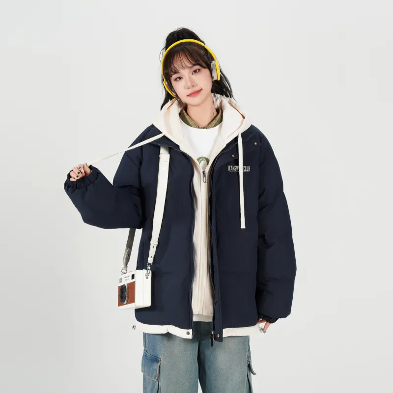 JEANSWEST CLUB Puffer Jacket Unisex Black-32
