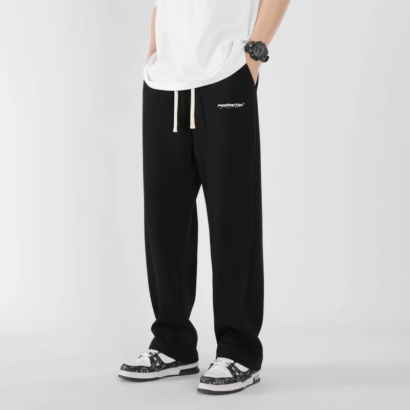 JEANSWEST CLUB Casual Pants Unisex Black-3