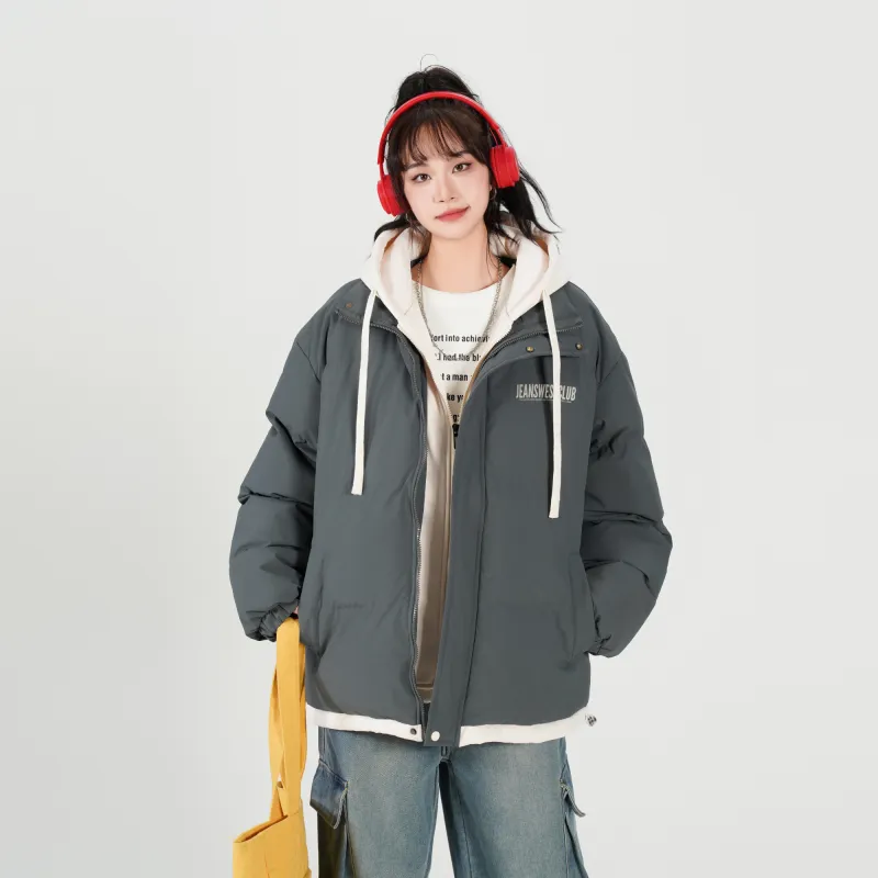JEANSWEST CLUB Puffer Jacket Unisex Black-12