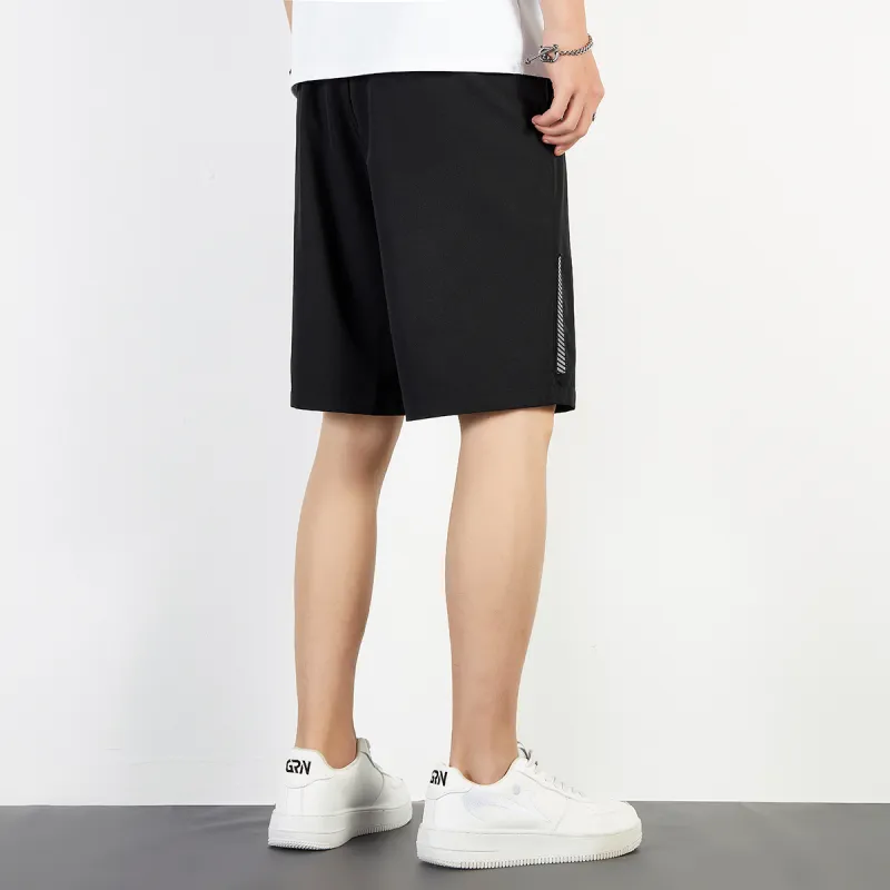 K bird Casual Shorts Unisex Black-4