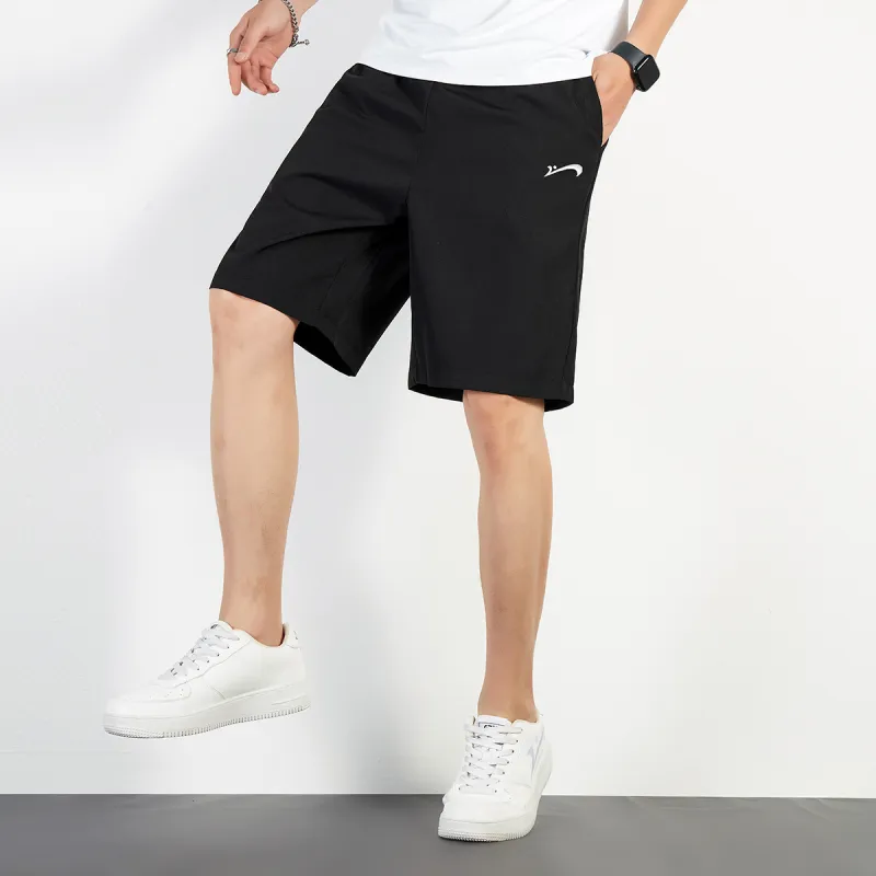 K bird Casual Shorts Unisex Black-3