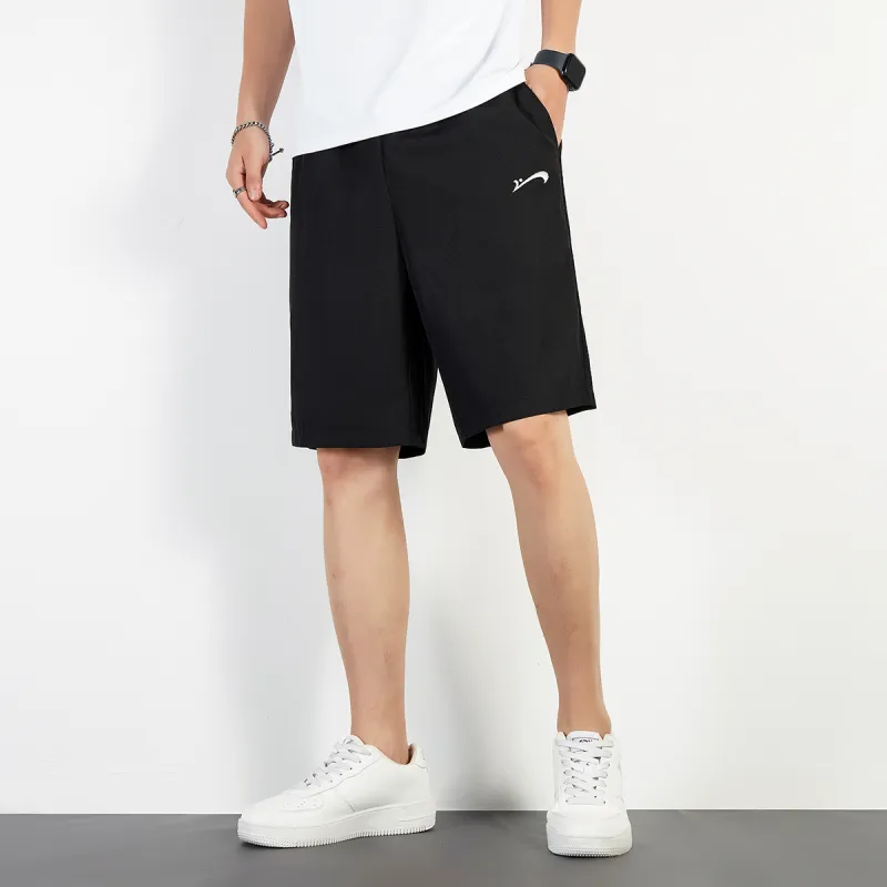 K bird Casual Shorts Unisex Black-2