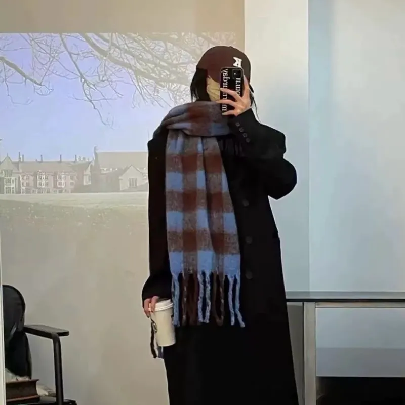 PEAK Knit Scarves Unisex-1