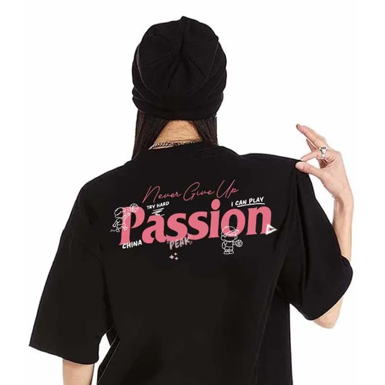 PEAK T Shirts Unisex Black-2