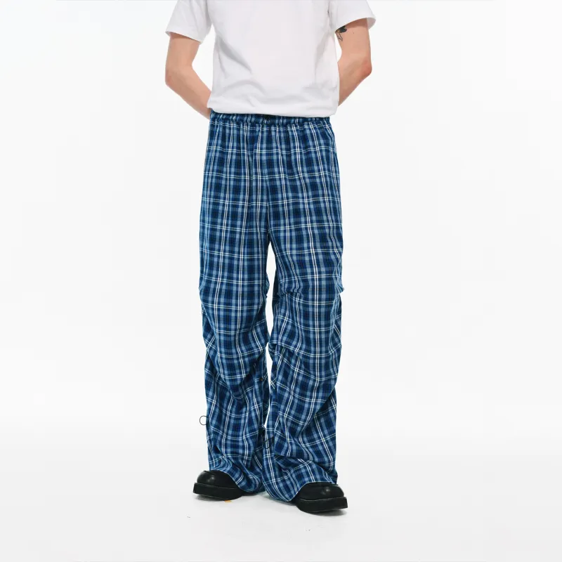 RASS Casual Pants Unisex Blue-3