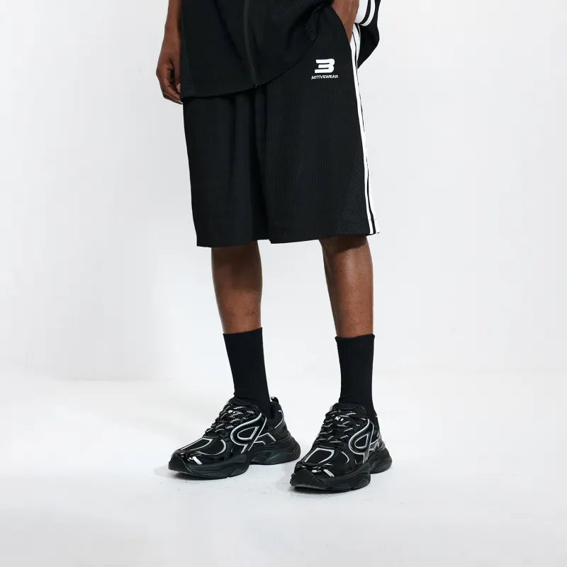 RASS Sports Shorts Unisex Black-5