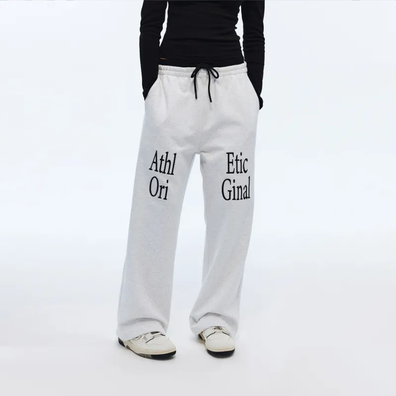 RASS Casual Pants Unisex Light Heather Gray-2