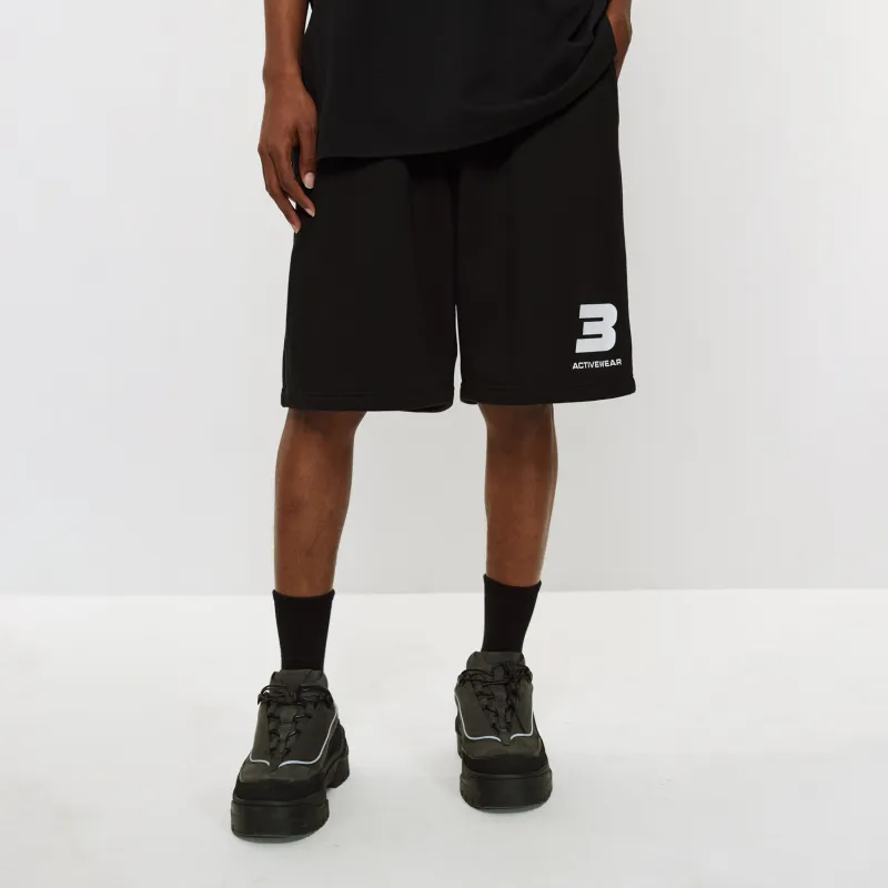 RASS Casual Shorts Unisex Black-2