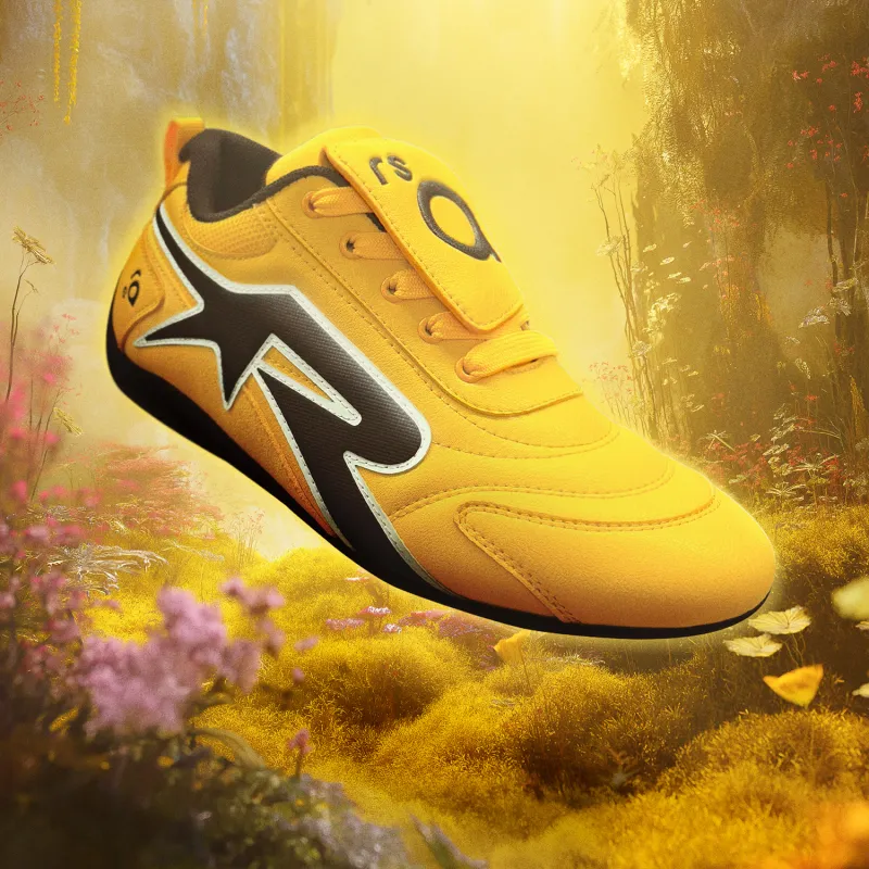 RASS Indoor Coverage Soccer Shoes Women's Bright Yellow-5