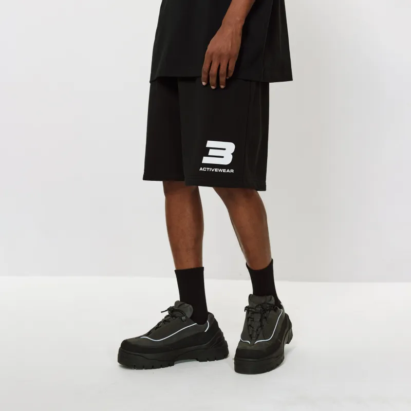 RASS Casual Shorts Unisex Black-4
