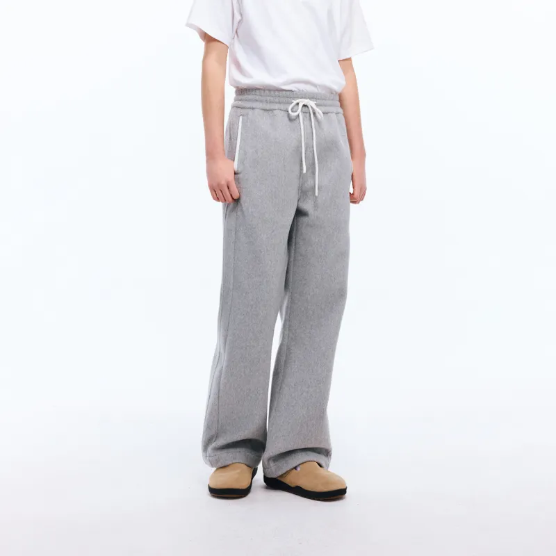 RASS Casual Pants Unisex Light Heather Gray-3