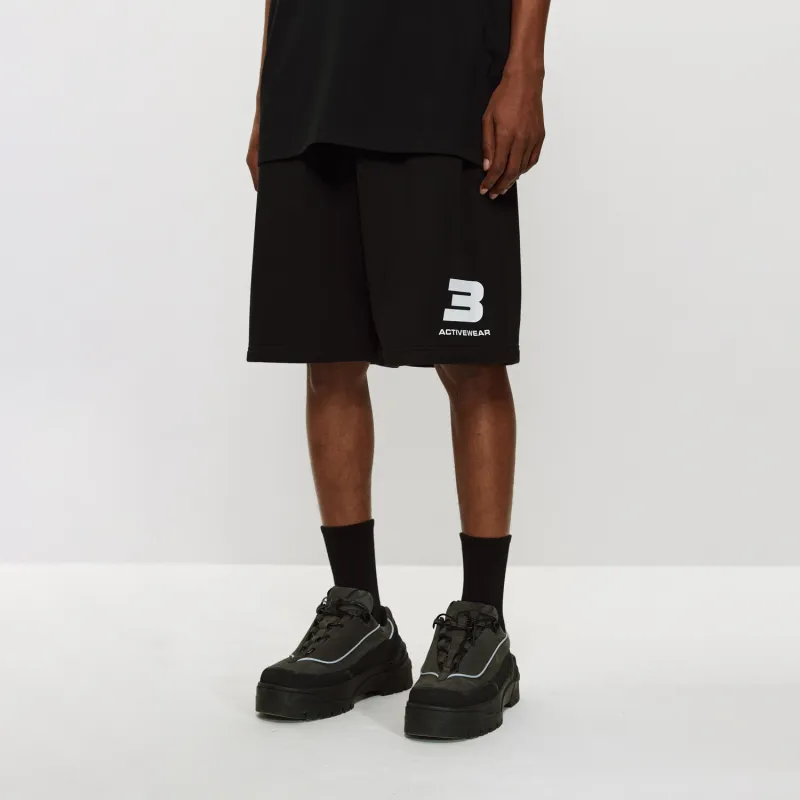 RASS Casual Shorts Unisex Black-3