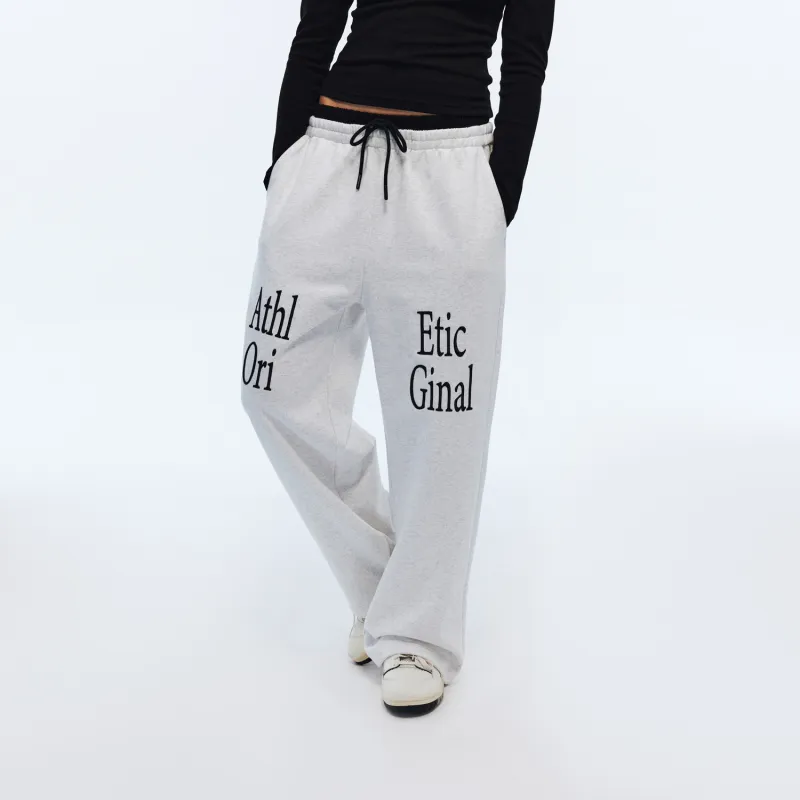 RASS Casual Pants Unisex Light Heather Gray-3