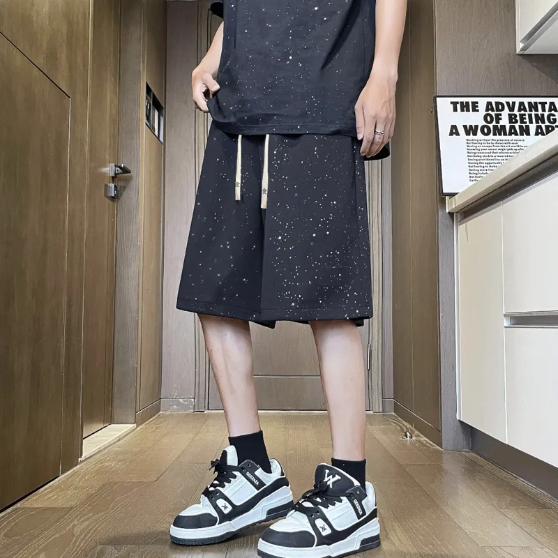 KSEK Casual Shorts Unisex Black-3