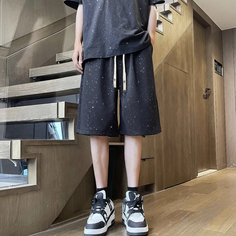 KSEK Casual Shorts Unisex Black-2