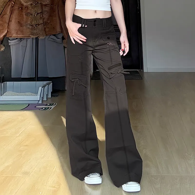 KSEK Cargo Pants Unisex Dark Gray[High Quality, American Vintage]-5