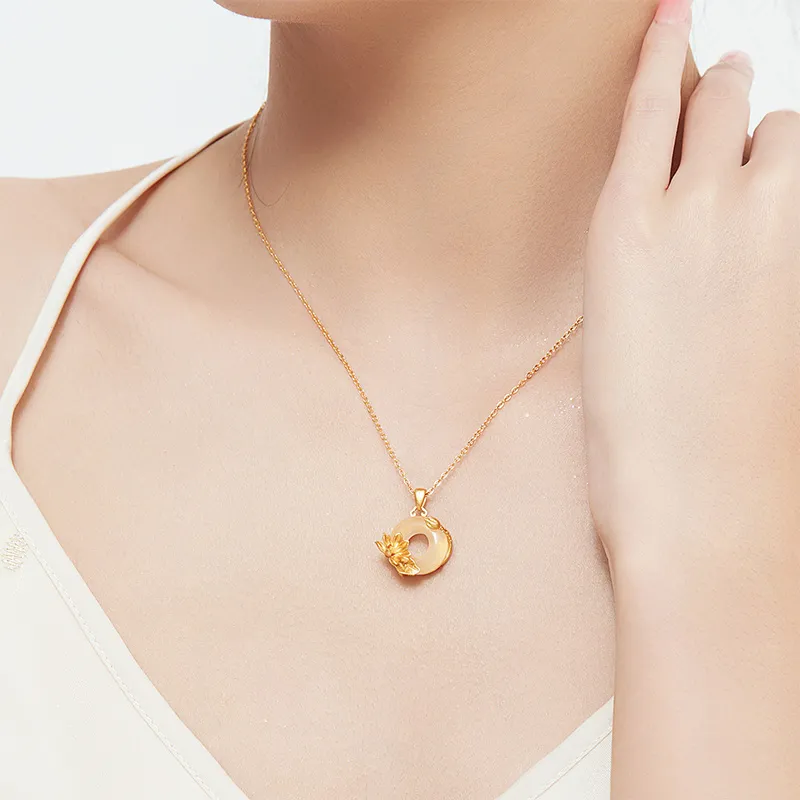 MAMADESHOUHU Chalcedony Jade Necklaces Women's-62