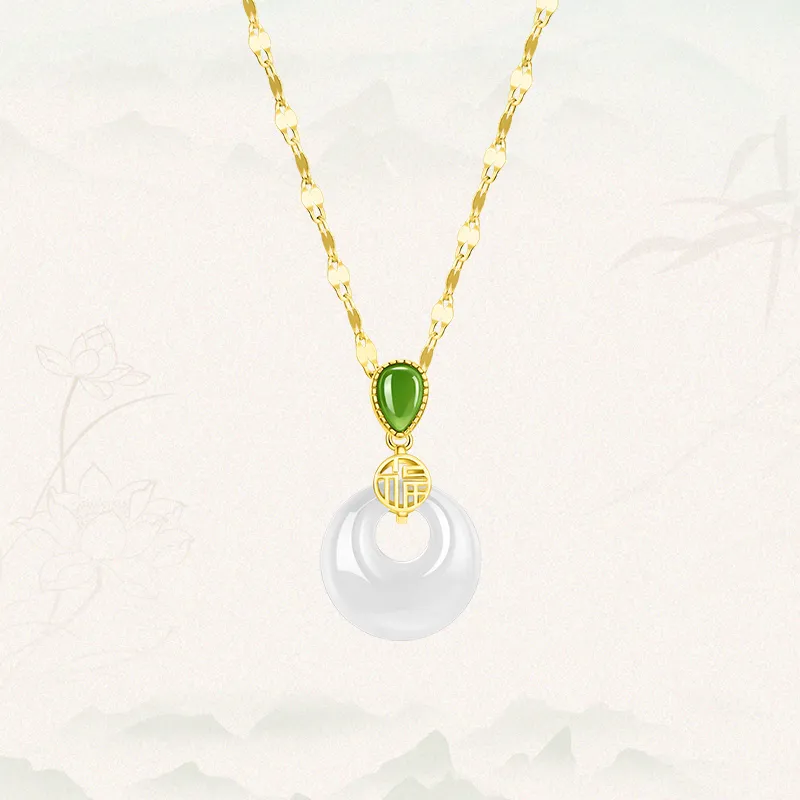 MAMADESHOUHU Chalcedony Necklaces Women's-12