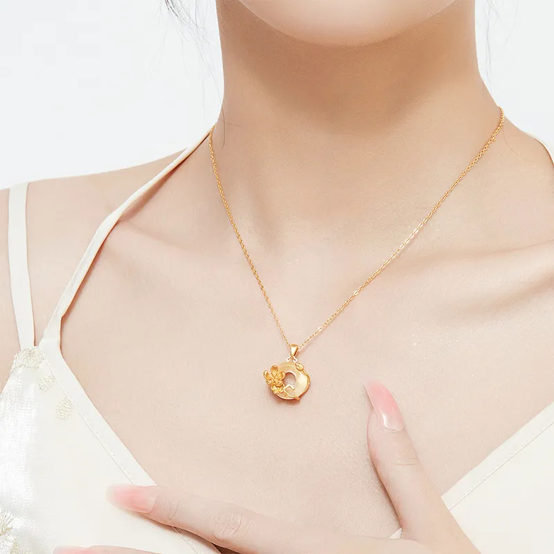 MAMADESHOUHU Chalcedony Jade Necklaces Women's-5