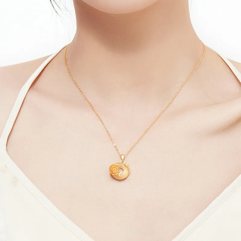MAMADESHOUHU Chalcedony Jade Necklaces Women's-105