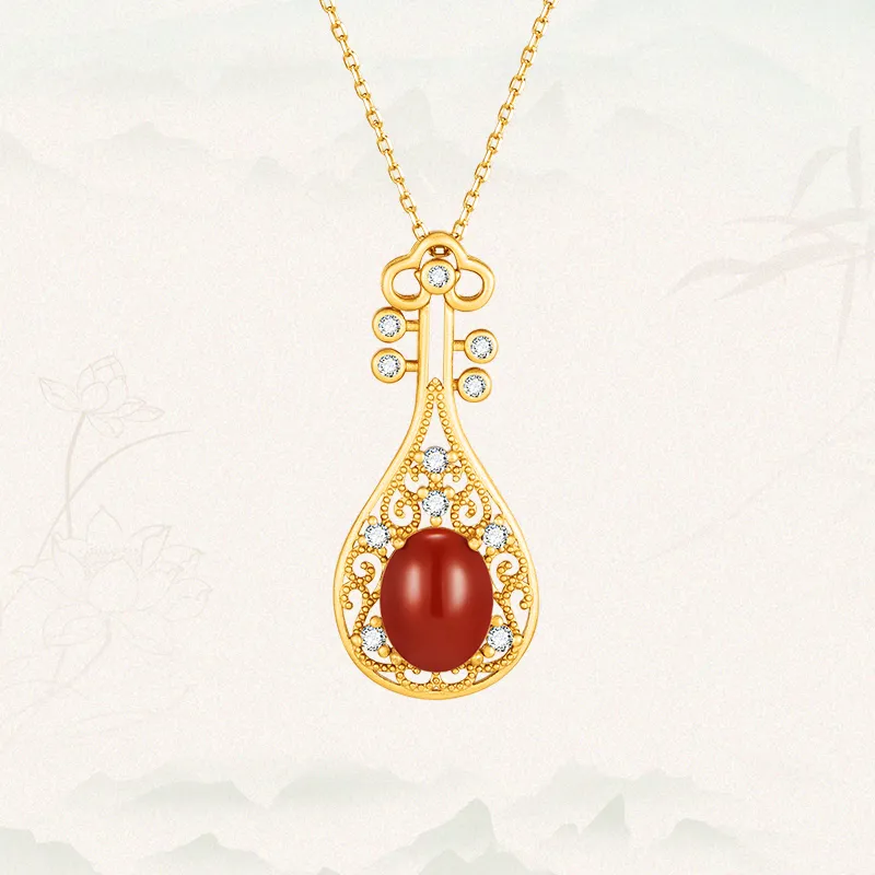 MAMADESHOUHU Agate Necklaces Women's-4