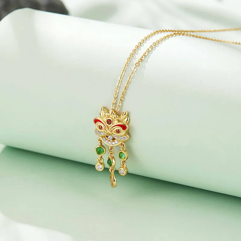 MAMADESHOUHU Chalcedony Jade Necklaces Women's-8