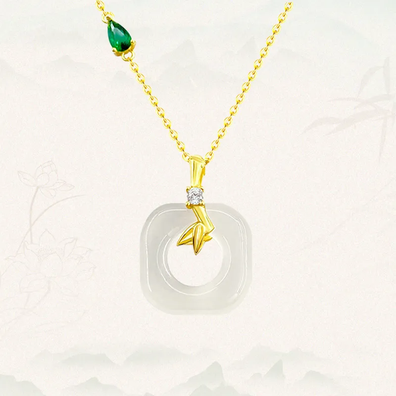 MAMADESHOUHU Chalcedony Necklaces Women's-4