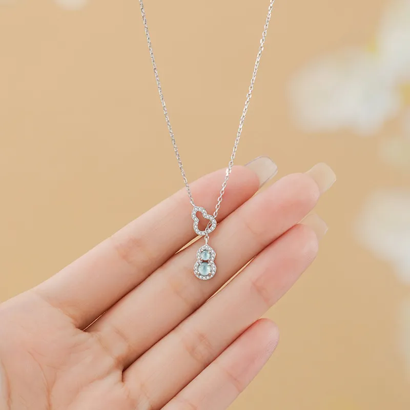 MAMADESHOUHU Chalcedony Necklaces Women's-3