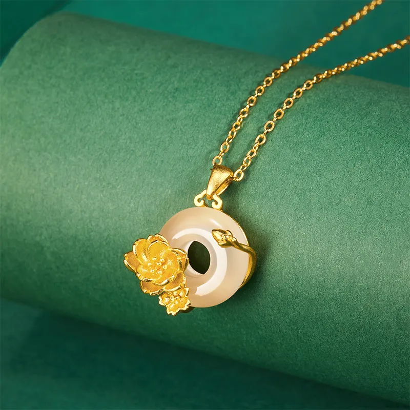 MAMADESHOUHU Chalcedony Jade Necklaces Women's-31