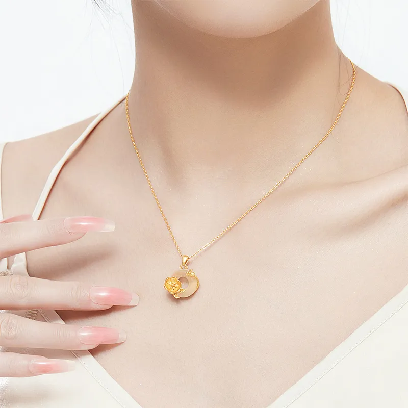 MAMADESHOUHU Chalcedony Jade Necklaces Women's-49