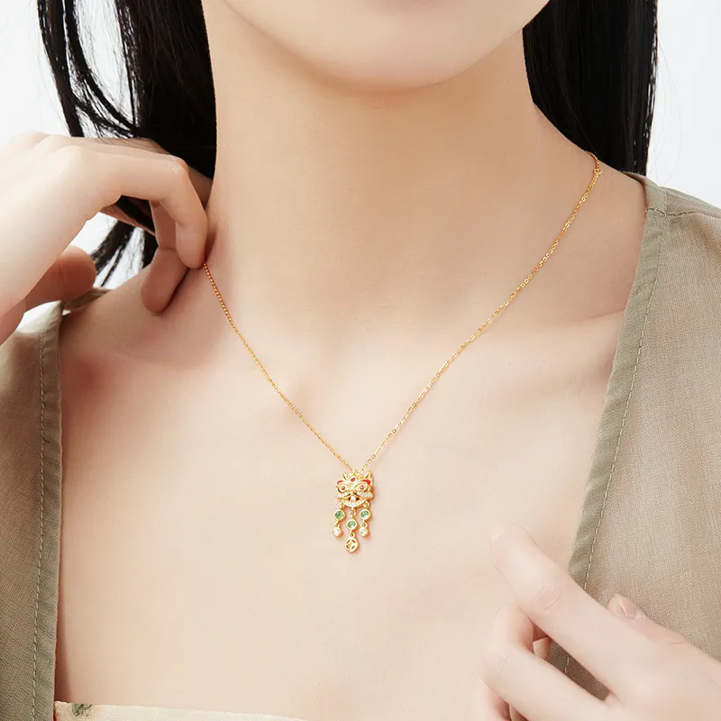 MAMADESHOUHU Chalcedony Jade Necklaces Women's-5