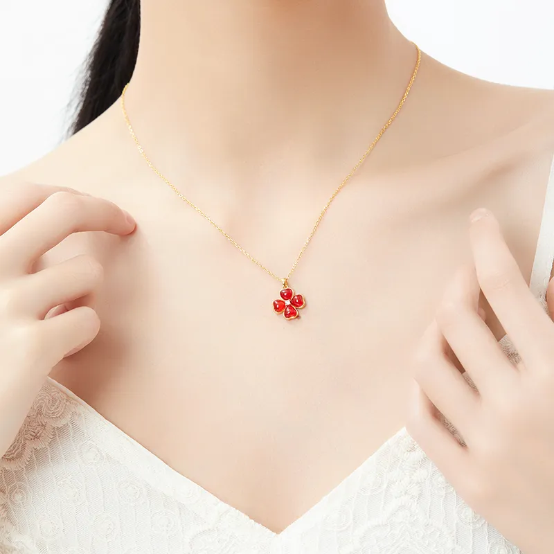 MAMADESHOUHU Agate Jade Necklaces Women's-5