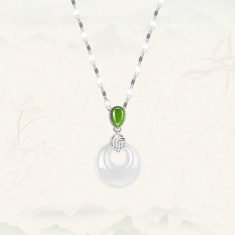 MAMADESHOUHU Chalcedony Necklaces Women's-5