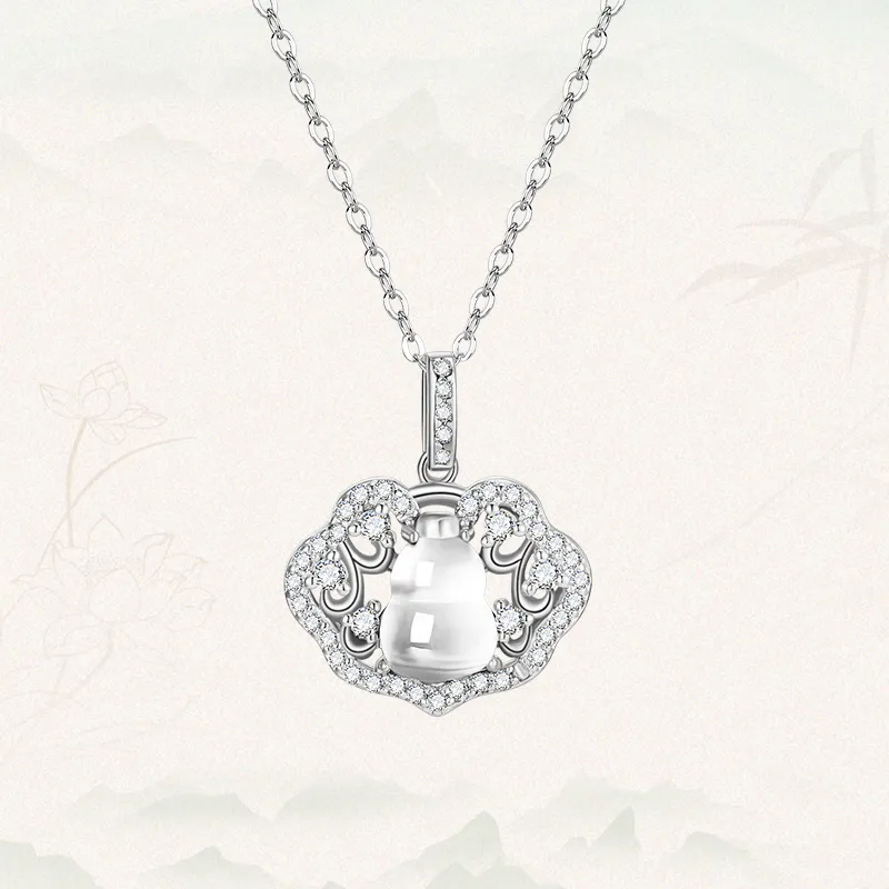 MAMADESHOUHU Chalcedony Necklaces Women's-5
