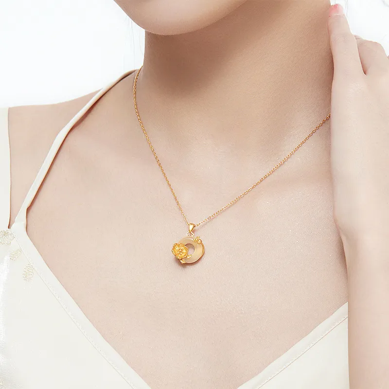 MAMADESHOUHU Chalcedony Jade Necklaces Women's-51