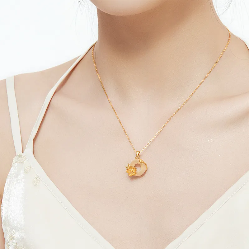MAMADESHOUHU Chalcedony Jade Necklaces Women's-15