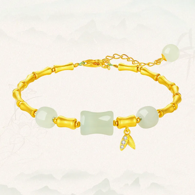 MAMADESHOUHU Hetian Jade Bracelets Pale Greenish White Jade Women's-10