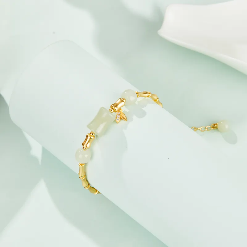 MAMADESHOUHU Hetian Jade Bracelets Pale Greenish White Jade Women's-9