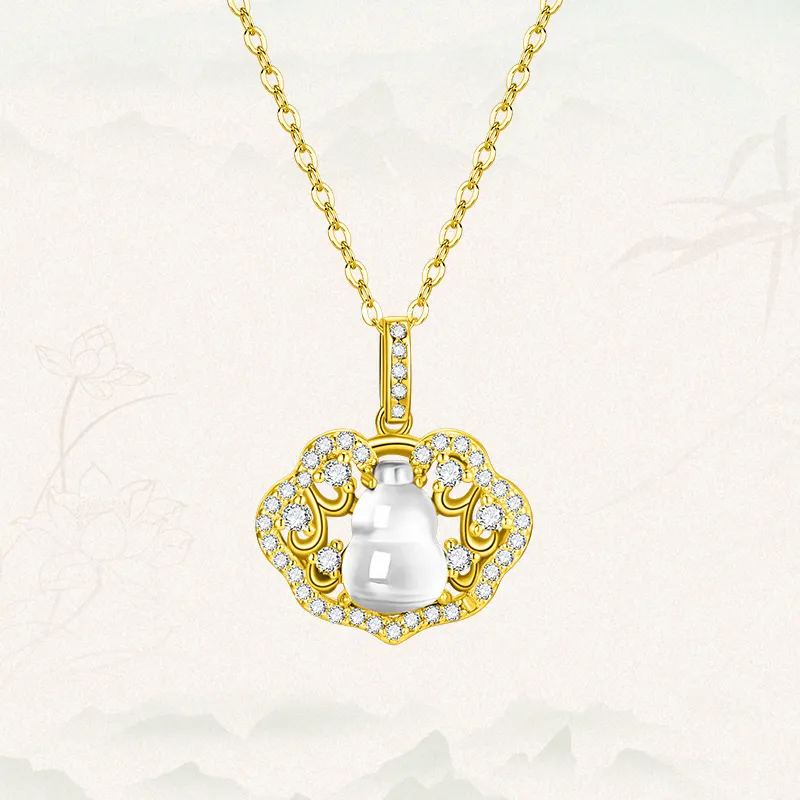 MAMADESHOUHU Chalcedony Necklaces Women's-11